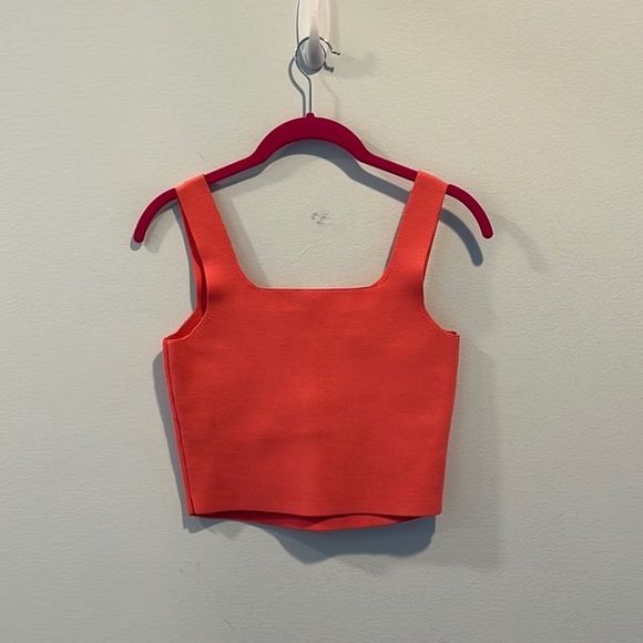 A.L.C. Victoria lychee cropped tank top S - Picture 4 of 4